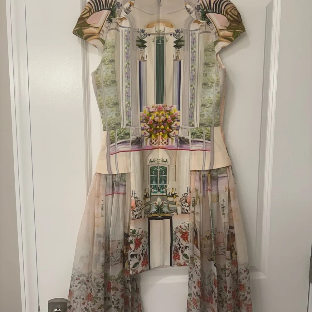 ASO SERENA VAN DER WOODSEN Pastel High Low Dress - Picture 6 of 11